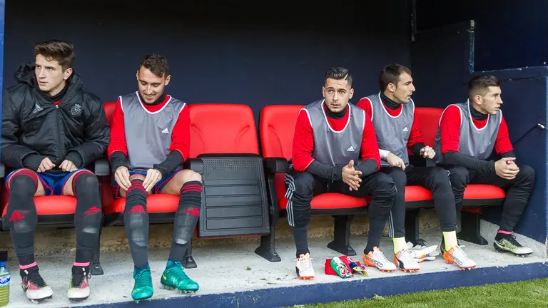 Partido entre Osasuna y Atlético de Madrid disputado en El Sadar (9). IÑIGO ALZUGARAY
