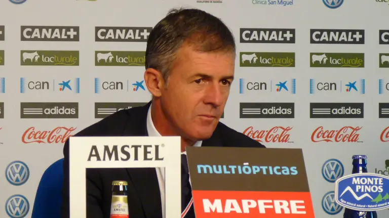 Lucas Alcaraz en rueda de prensa.