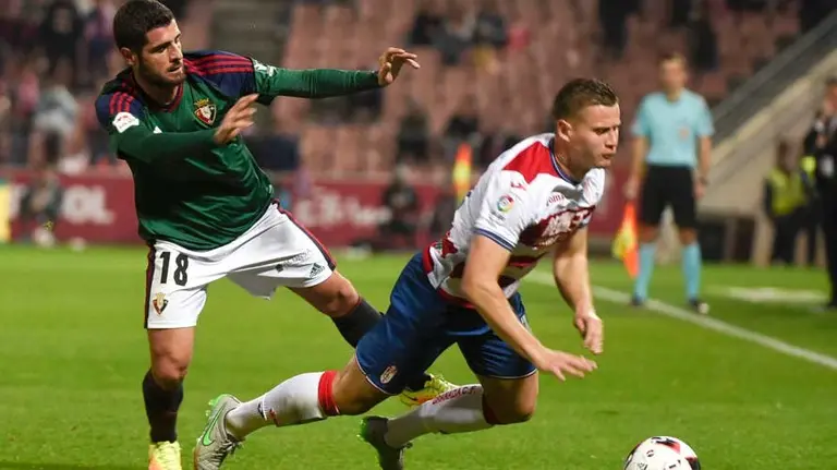 Partido de Copa del Rey entre Granada y Osasuna. EFE