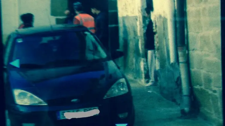 Vehículo del conductor imputado por el choque en Murillo El Fruto.