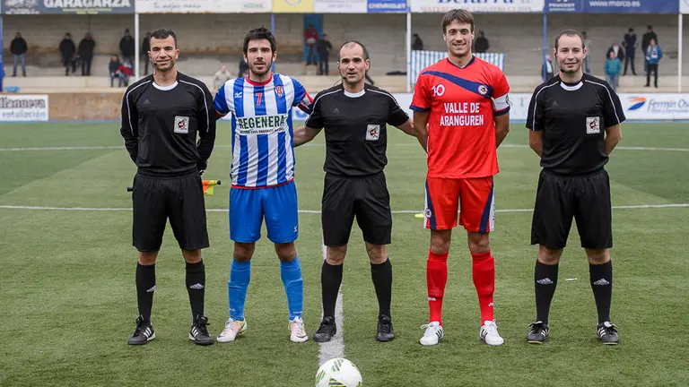 Derbi navarro entre el Izarra y el Mutilvera. PABLO LASAOSA 03