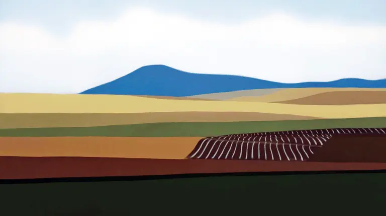 Un cuadro de Pedro Salaberri, pintor navarro..