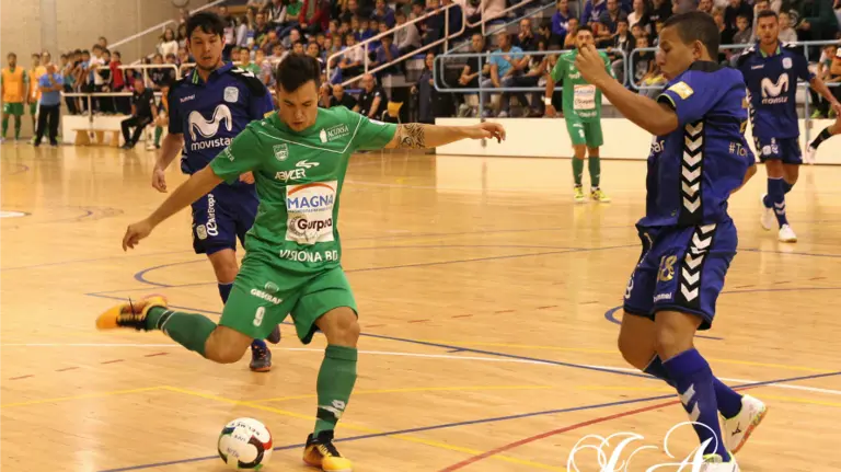 Partido Magna Gurpea - Inter Movistar en Noáin.