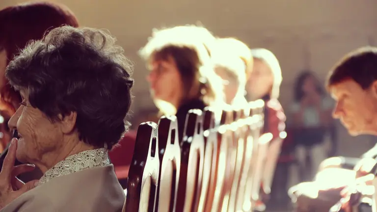 Imagen de un grupo de ancianas en una residencia para personas de edad avanzada ARCHIVO