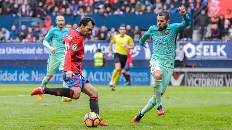 C.A. Osasuna - F.C. Barcelona. PABLO LASAOSA
