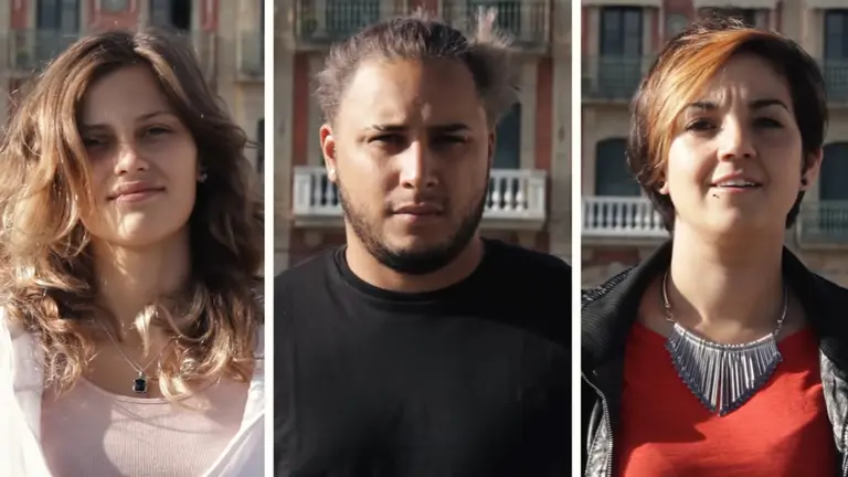 Los participantes en el segundo cambio de imagen realizado para la revista El Boulevard de Pamplona