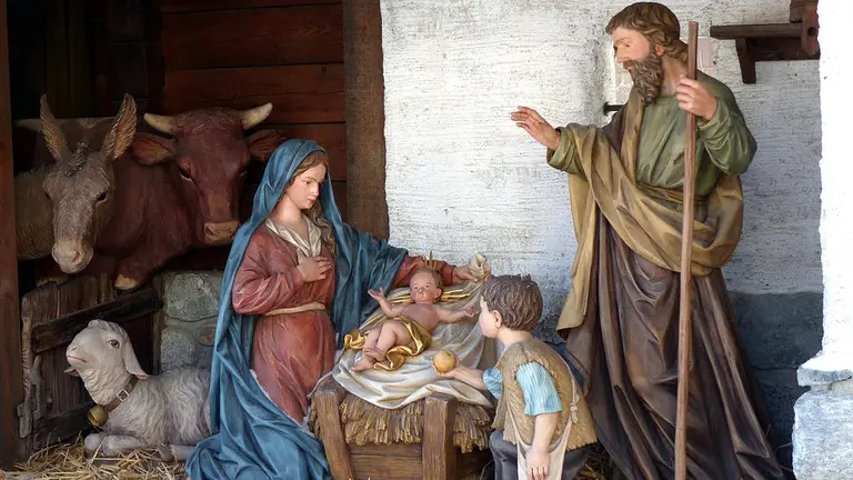 Imagen de un nacimiento ilustrativo de la campaña #YoPongoElBelén