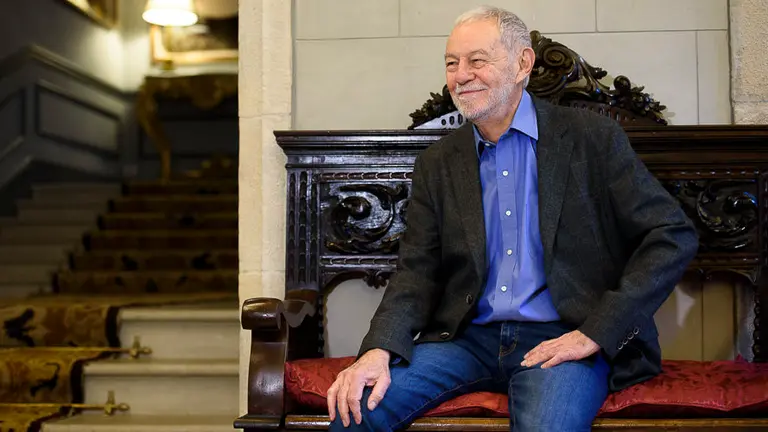 El escritor Eduardo Mendoza, galardonado con el Premio Cervantes 2016. PABLO LASAOSA 02