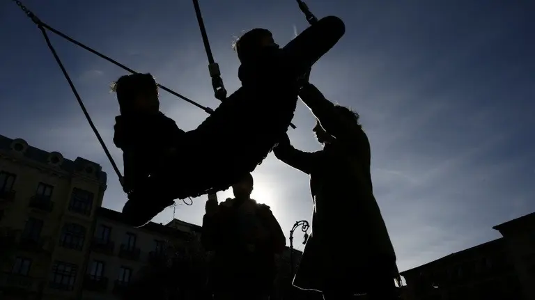 Tiempo en Pamplona. Navidad. EFE Jes&uacute;s Diges