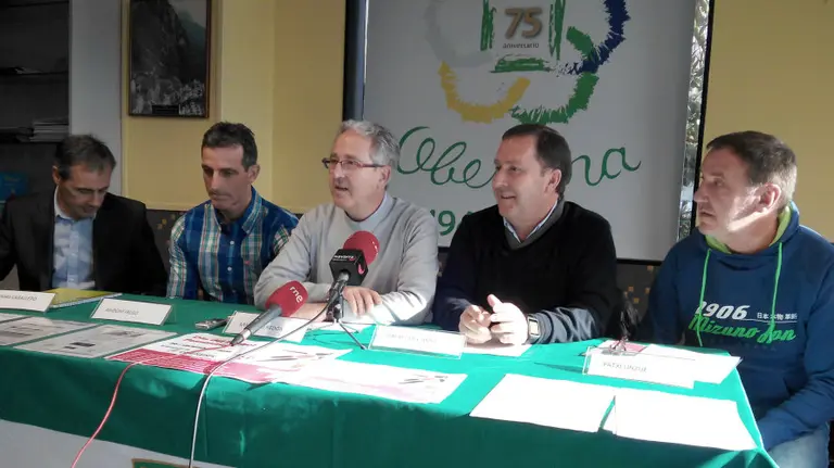 Rueda de prensa del Día del Fútbol Femenino en Oberena.
