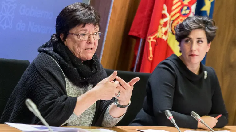 El Gobierno de Navarra informa en rueda de prensa de los asuntos tratados en su reunión semanal (23). IÑIGO ALZUGARAY