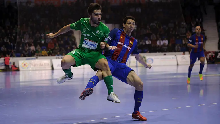 Partido Futbol Sala- Magna Gurpea - Barcelona. MIGUEL OSÉS_19