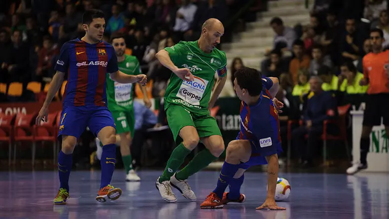 Partido Futbol Sala- Magna Gurpea - Barcelona. MIGUEL OSÉS_23