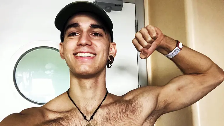 Pablo Ráez Martínez en una fotografía colgada en su página de Facebook