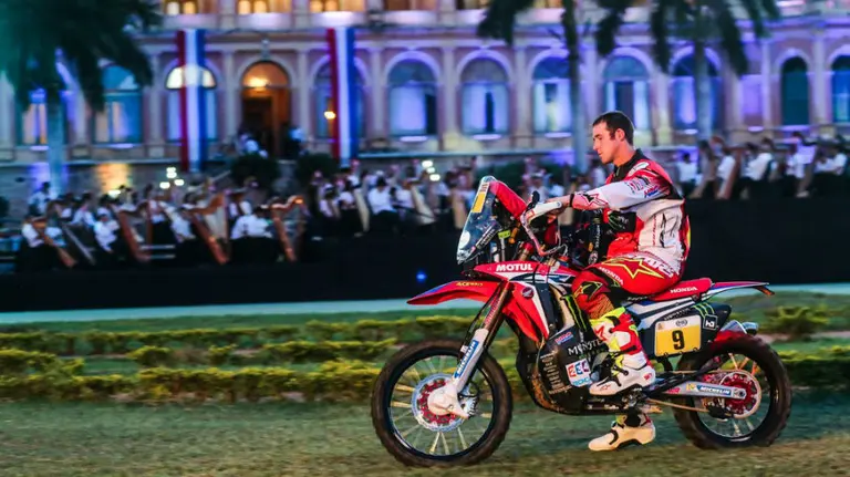 Salida del Rally Dakar. Twitter.