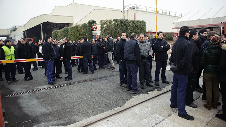 Convocatoria de protesta por parte del Comité de empresa de TRW para protestar por el ERE el pasado enero
. MIGUEL OSÉS_5