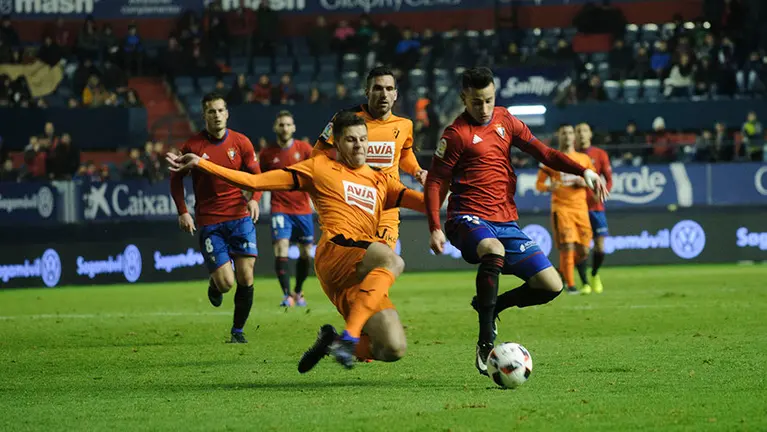 Partido de Copa en el Sadar entre el Osasuna y el Eibar. MIGUEL OSÉS  (22)