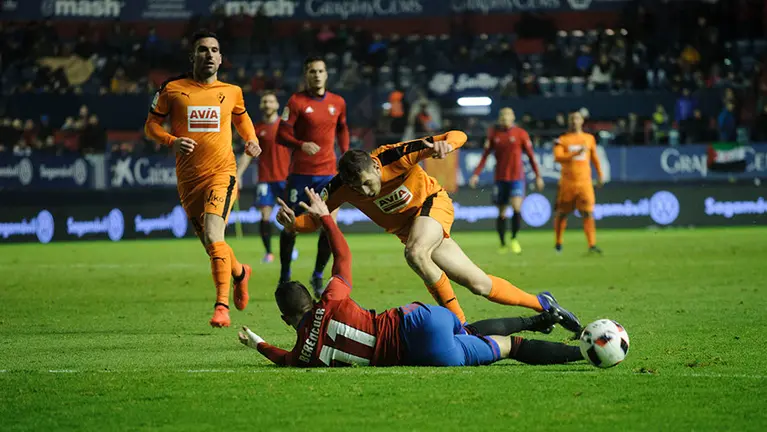 Partido de Copa en el Sadar entre el Osasuna y el Eibar. MIGUEL OSÉS  (23)