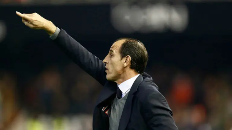 Voro es el actual entrenador del Valencia tras la marcha de Prandelli.  Valencia CF.