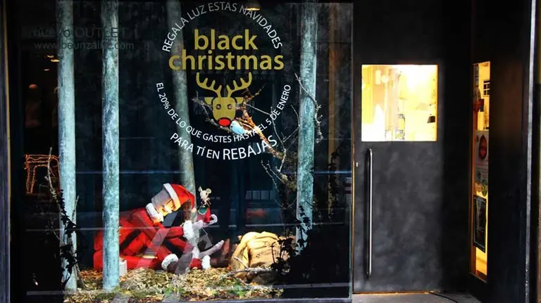 Escaparate de Beunza Luz ganador de la II edición del concurso.