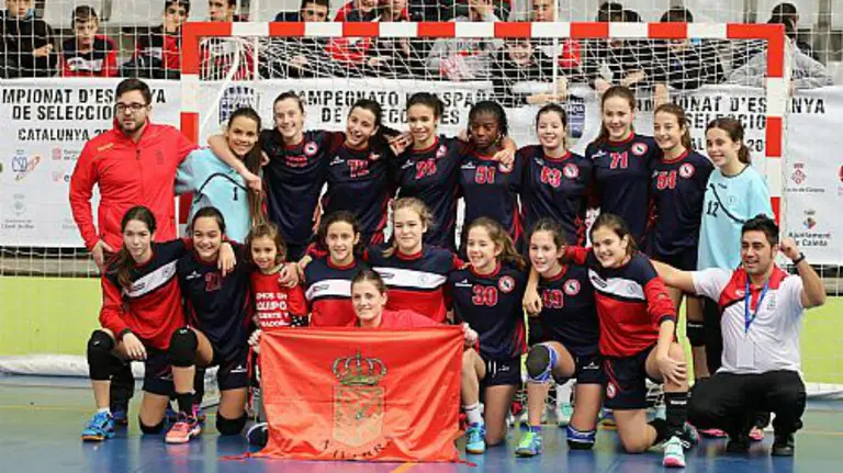 Selección navarra cadete femenina.