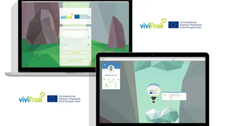 Curso “online” del proyecto VIVIfrail que ofrece la UPNA para promover el ejercicio físico en la tercera edad.