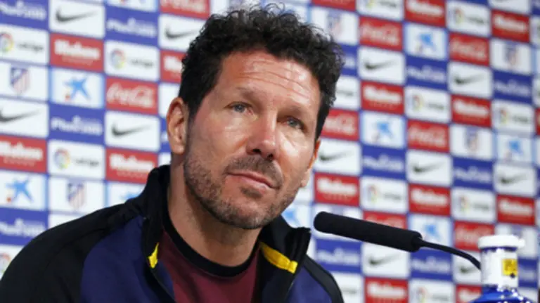 Diego Simeone. Foto web At. Madrid.
