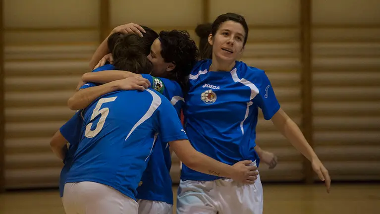 Partido de Futbol Sala entre Txantrea - Giro Penya futsal. MIGUEL OSÉS