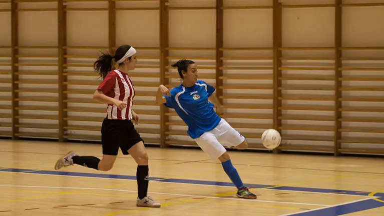 Partido de Futbol Sala entre Txantrea - Giro Penya futsal. MIGUEL OSÉS_2