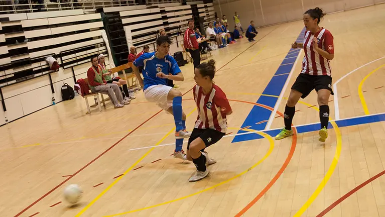 Partido de Futbol Sala entre Txantrea - Giro Penya futsal. MIGUEL OSÉS_9