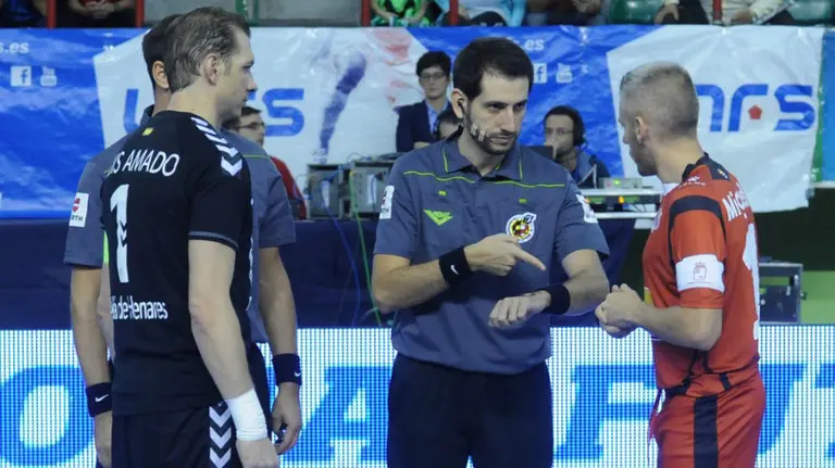 David Urdánoz en un partido entre Interviu y El Pozo.