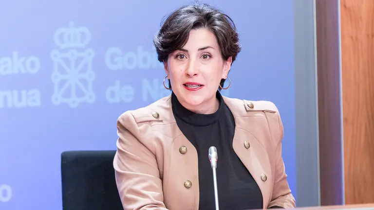 El Gobierno de Navarra informa de los acuerdos adoptados en su sesión semanal con la presencia del consejero de Salud, Fernando Domínguez, y la portavoz del Ejecutivo foral, Maria Solana. IÑIGO ALZUGARAY