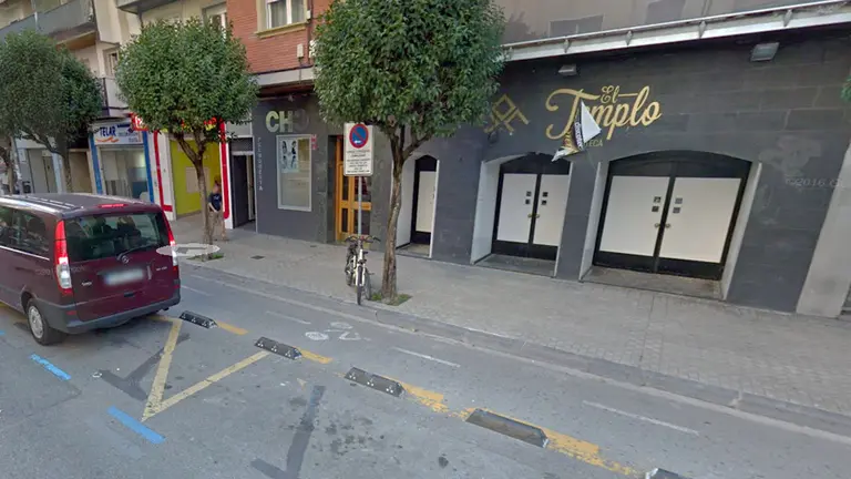 Discoteca de la calle Abejeras donde ocurrieron los hechos.