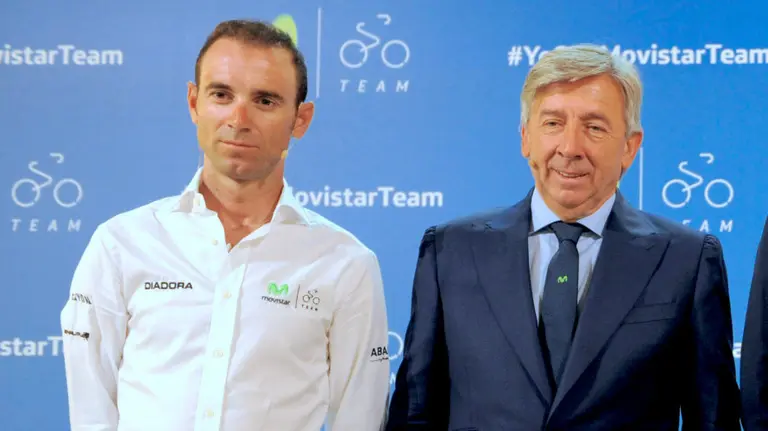 Alejandro Valverde y Eusebio Unzué.