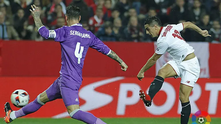 Partido de Copa Sevilla- Real Madrid. Lfp.