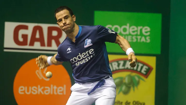 Campeonato Mano Parejas Olaizola II-Untoria se enfrentan a Altuna III-Barriola. MIGUEL OSÉS_20