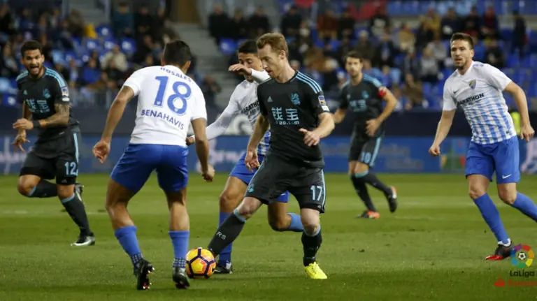 Partido Málaga - R. Sociedad. Lfp.