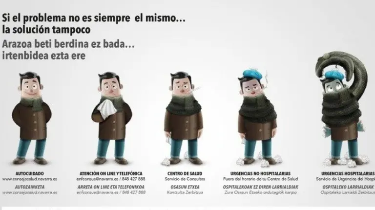 Nueva campaña de Salud del Gobierno de Navarra. 