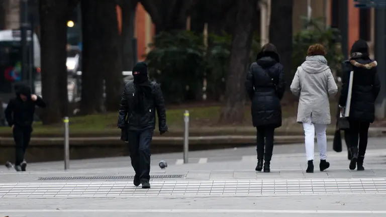 Tiempo frío en Pamplona. PABLO LASAOSA 01