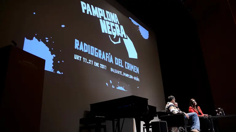 Dolores Redondo, es la protagonista de la última sesión de Pamplona Negra 2017. PABLO LASAOSA (3)
