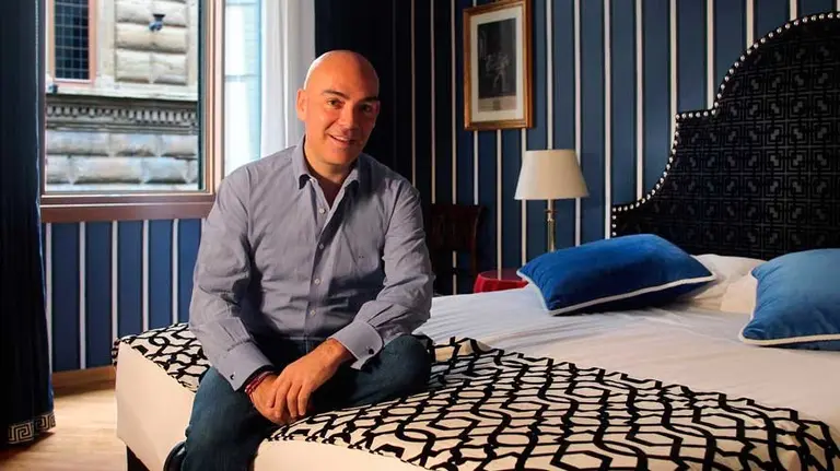 Kike Sarasola en uno de sus hoteles. EP