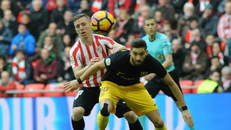 Partido Athletic - At. Madrid en Bilbao. Lfp.