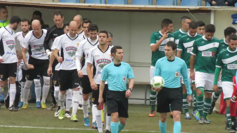 Partido Tudelano - Coruxo. Foto web CD Tudelano.