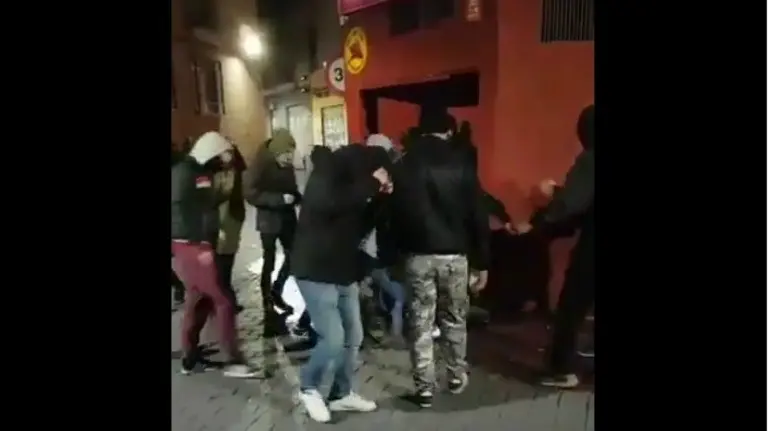 Brutal paliza en murcia.