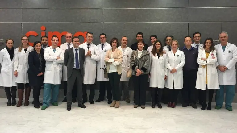 -Científicos del grupo de investigación BIOMARCS de la Universidad de Navarra. CIMA