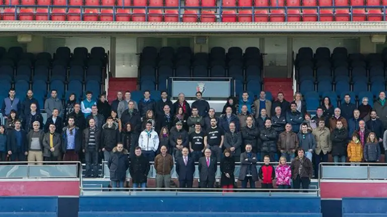 Ayuntamientos osasunistas en El Sadar.