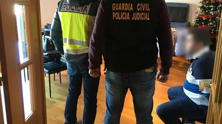 Momento de la detención. EUROPA PRESS