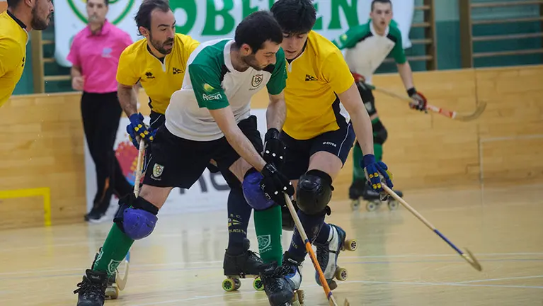 El Hockey Oberena se enfrenta al lider de la liga Josaleta. MIGUEL OSÉS_9