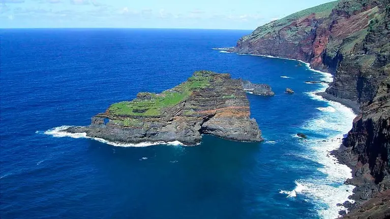 Costa de Garafía, donde se ha encontrado el cuerpo. ARCHIVO