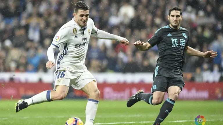 Gol de Kovacic ante la Real Sociedad. Lfp.